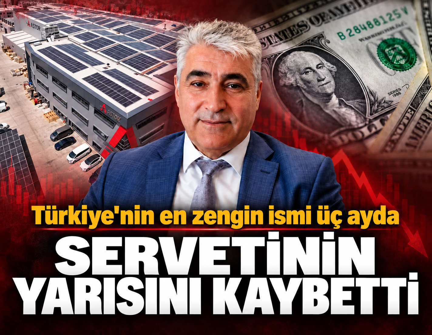Türkiye'nin en zengin ismi üç ayda servetinin yarısını kaybetti