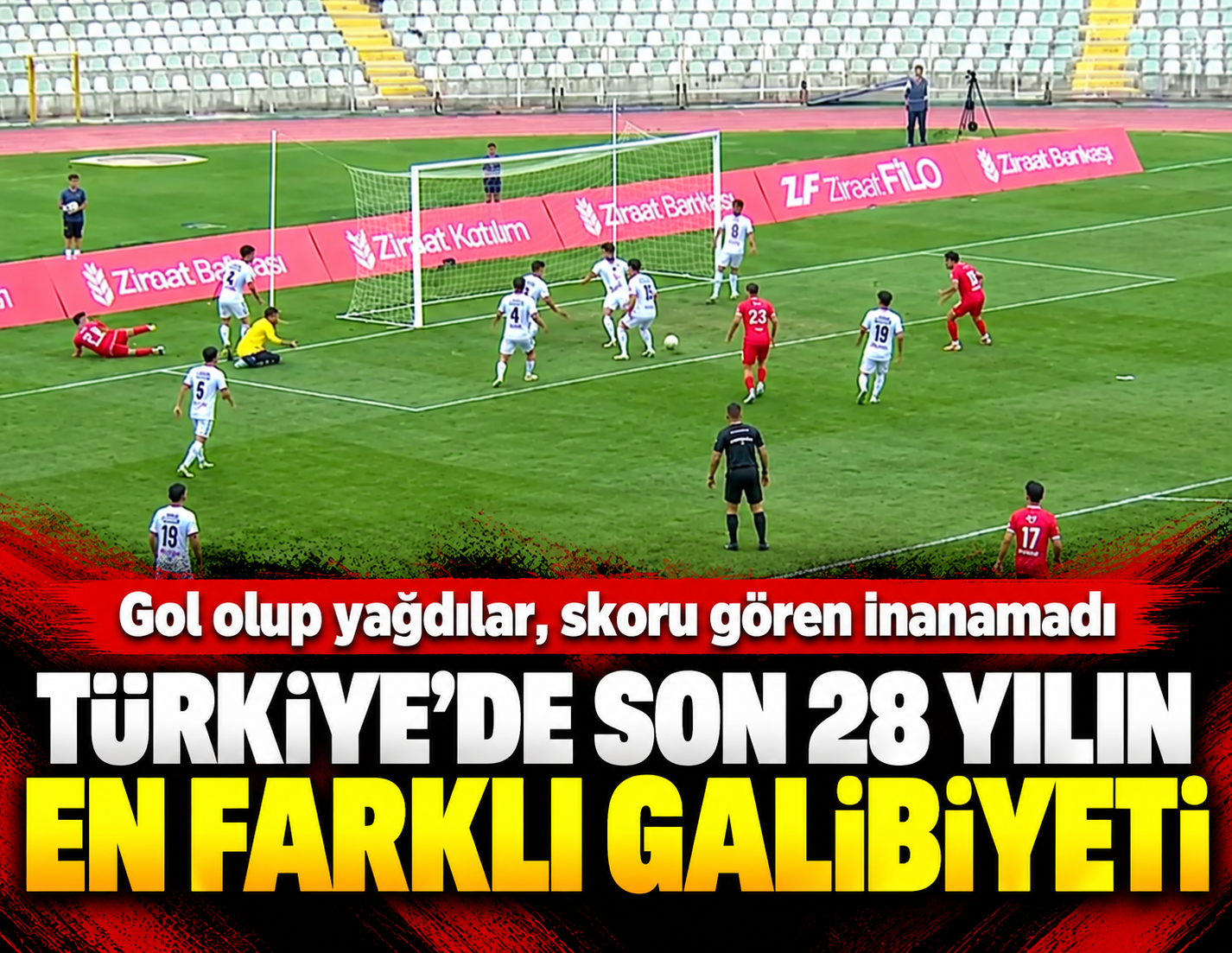 Türkiye'de son 28 yılın en farklı galibiyeti: Gol olup yağdılar