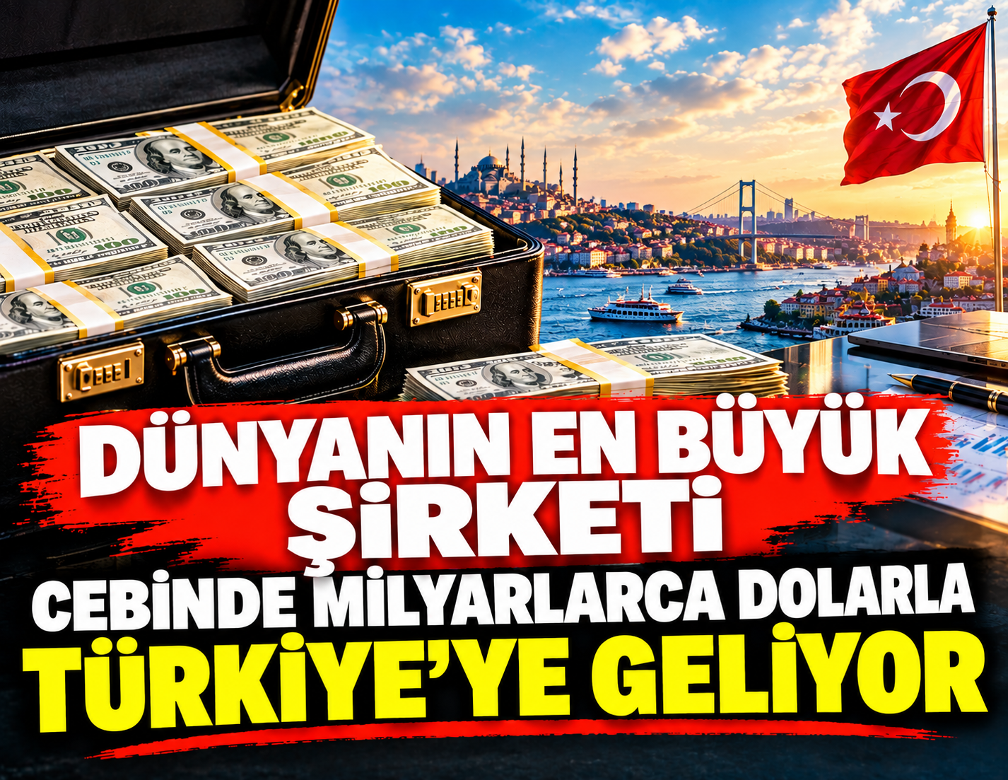 Dünyanın en büyüğü milyarlarca dolarla Türkiye'ye geliyor
