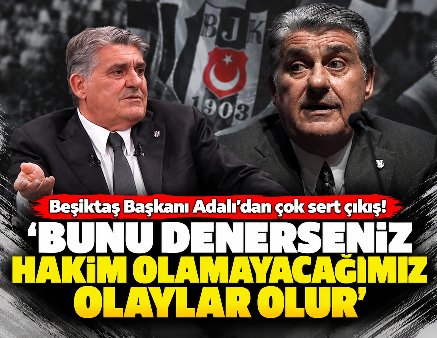 Serdal Adalı'dan çok sert çıkış: 'Bunu denerseniz hakim olamayacağımız olaylar olur'