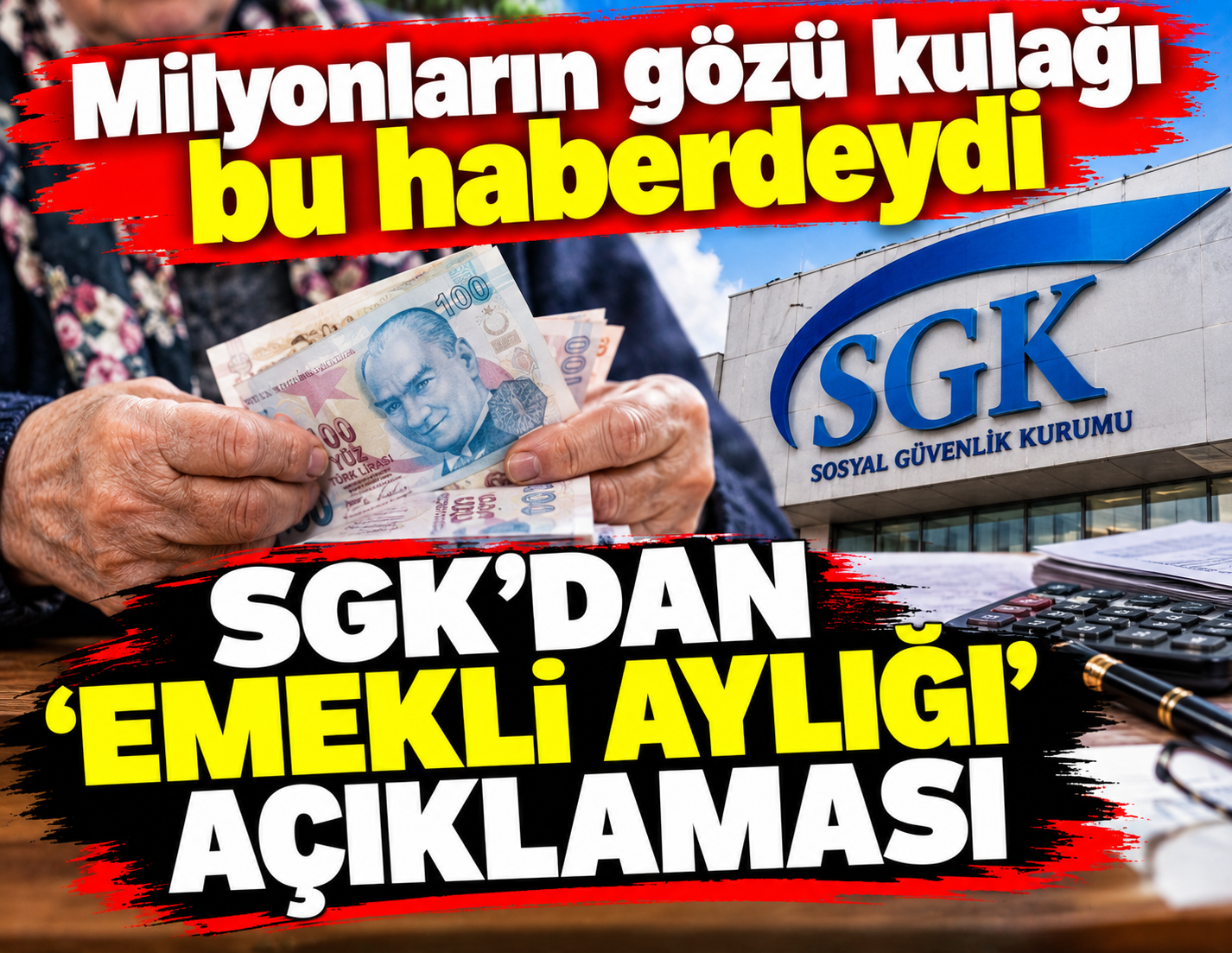 Milyonların gözü kulağı bu haberdeydi: SGK'dan 'emekli aylığı' açıklaması