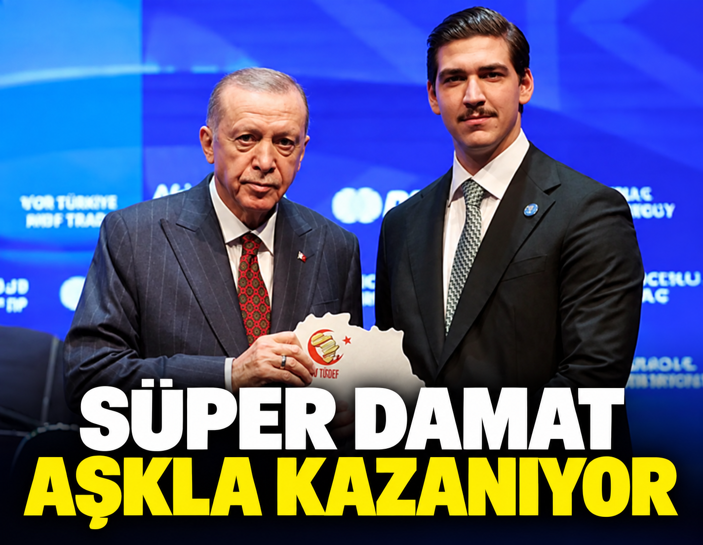 Süper damat aşkla kazanıyor