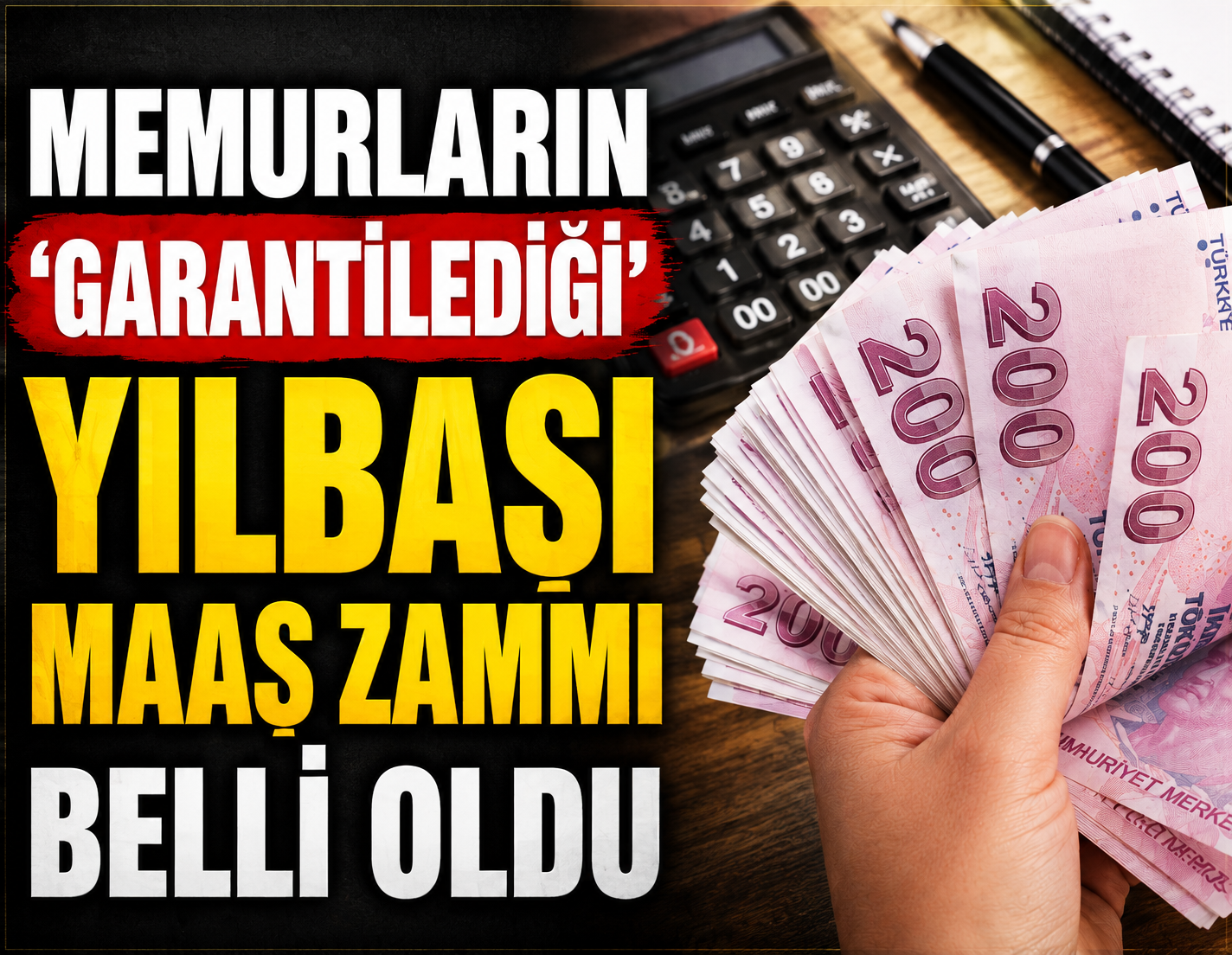 Memurların  'garantilediği' yılbaşı maaş zammı belli oldu