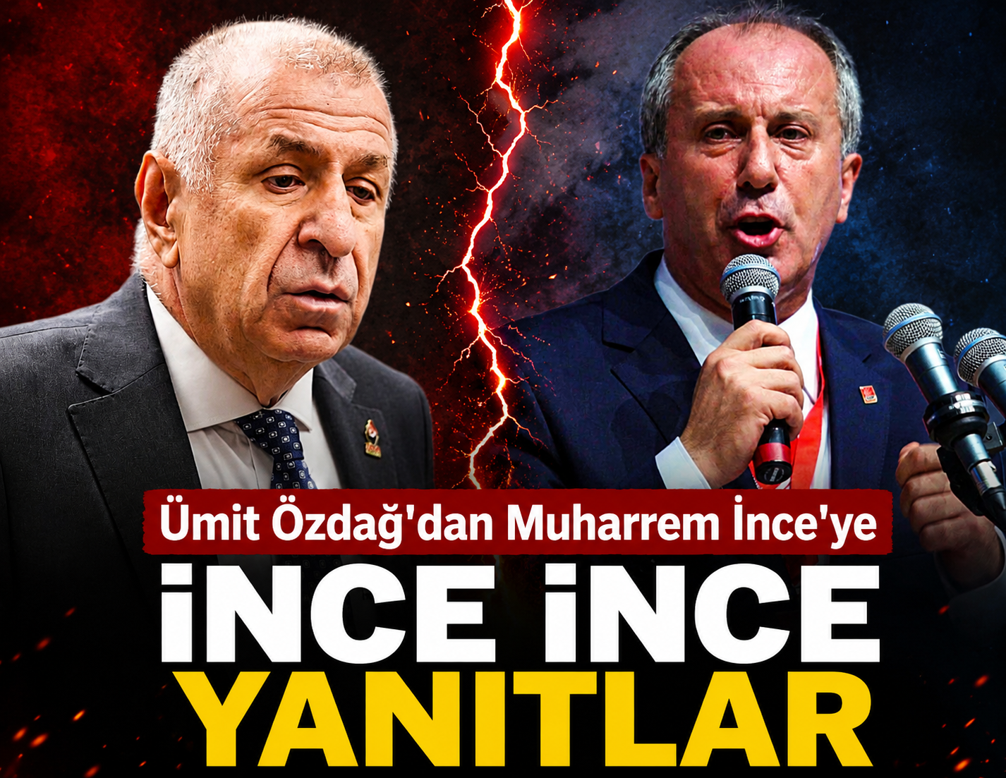 Ümit Özdağ'dan Muharrem İnce'ye 'ince ince' yanıtlar