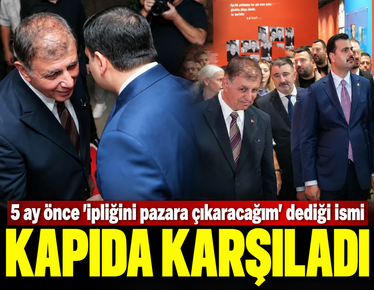 Cemil Tugay, 5 ay önce "İpliğini pazara çıkaracağım" dediği AKP'liyi kapıda karşıladı