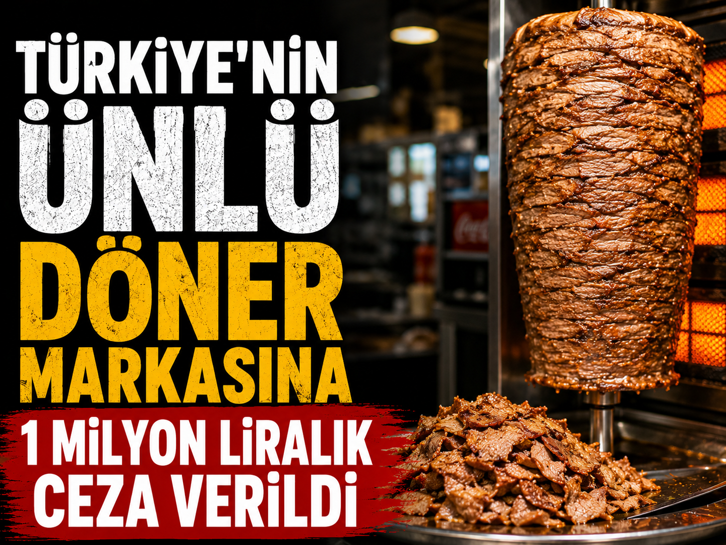 Türkiye'nin ünlü döner markasına 1 milyon liralık ceza verildi