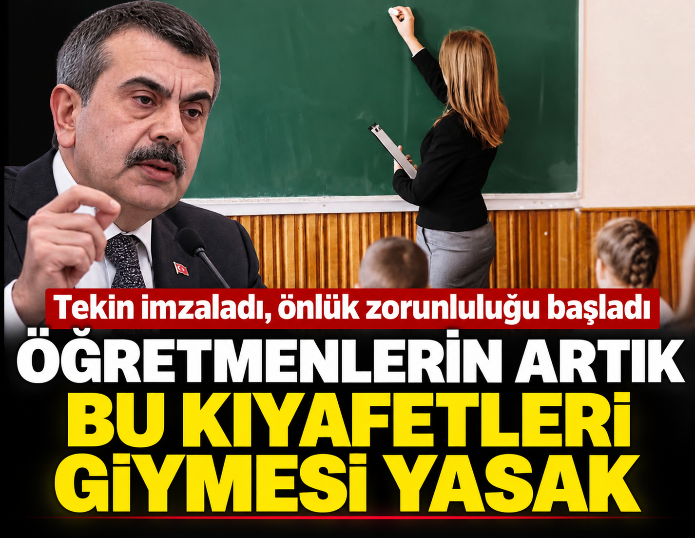 Okullara yazı gönderildi: Öğretmenlerin artık bu kıyafetleri giymesi yasak