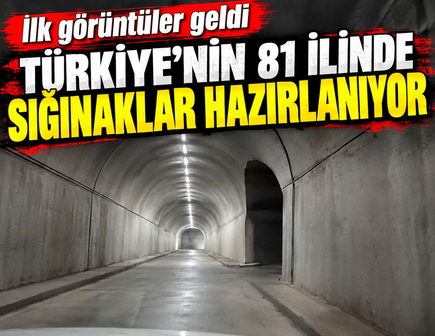 Türkiye'nin 81 ilinde sığınaklar hazırlanıyor: İlk görüntüler geldi