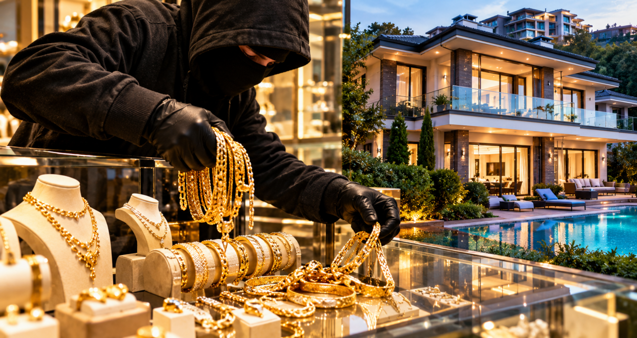 Çalıştığı kuyumcuyu gram gram soydu! 40 bin lira maaşla bir villa iki daire aldı
