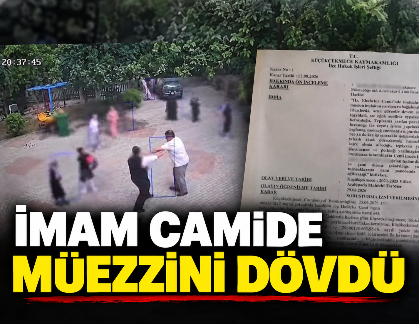 'Yapılan bağışları çalıyorsun' dedi... İmam camide müezzini dövdü