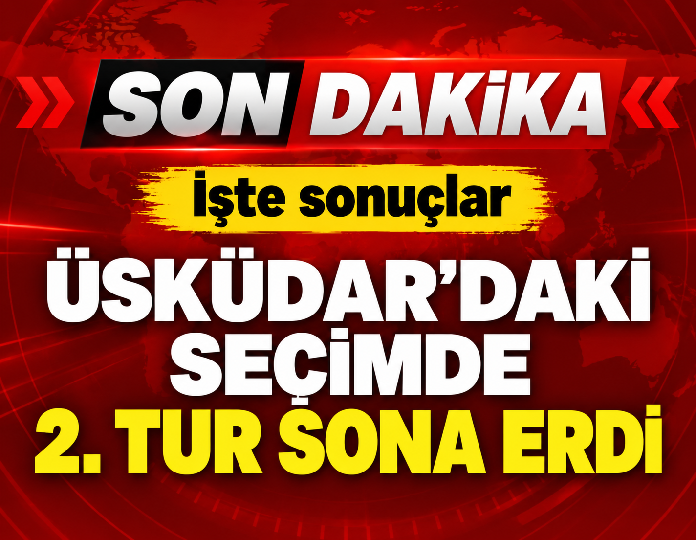 Üsküdar Belediyesi seçimlerinde ikinci tur tamamlandı! İşte sonuçlar