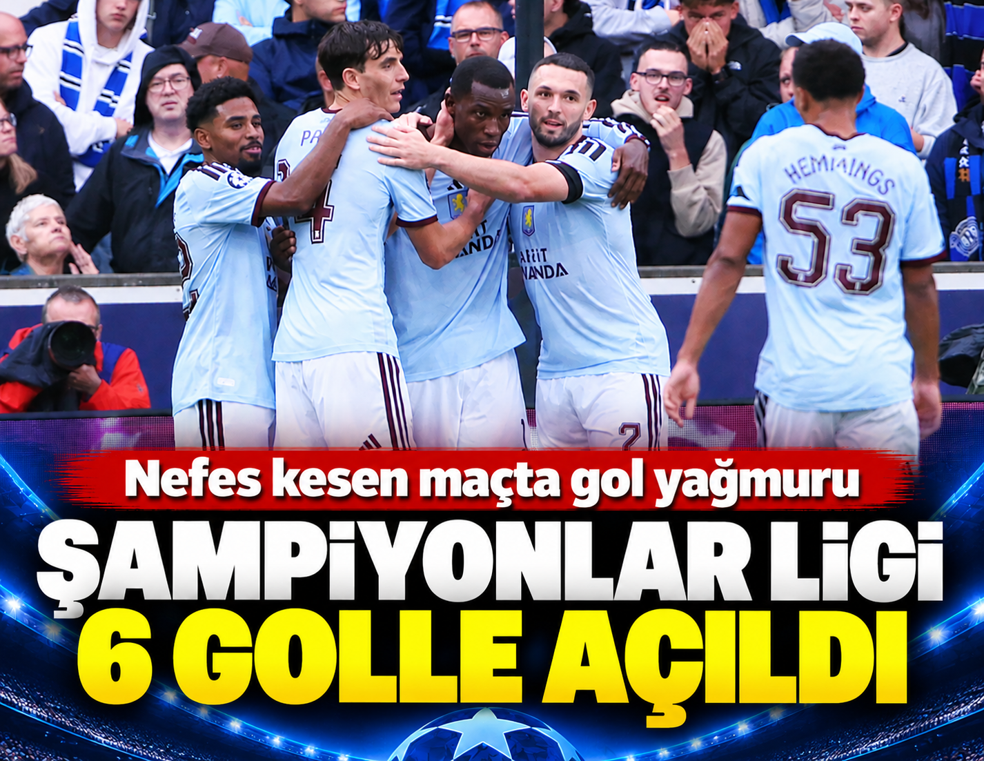 Şampiyonlar Ligi gol yağmuruyla başladı: 6 kez fileler havalandı