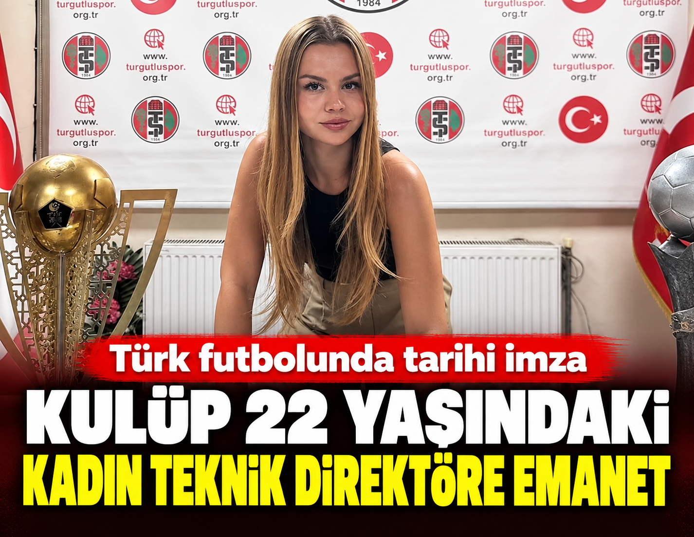 Türk futbolunda tarihe geçen imza: Takım 22 yaşındaki kadın teknik direktöre emanet