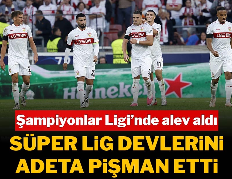 Şampiyonlar Ligi performansıyla Süper Lig devlerini pişman etti