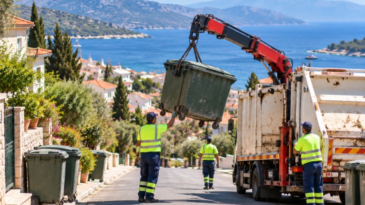 Sokaklardaki bütün çöp konteynerlerini kaldırdılar