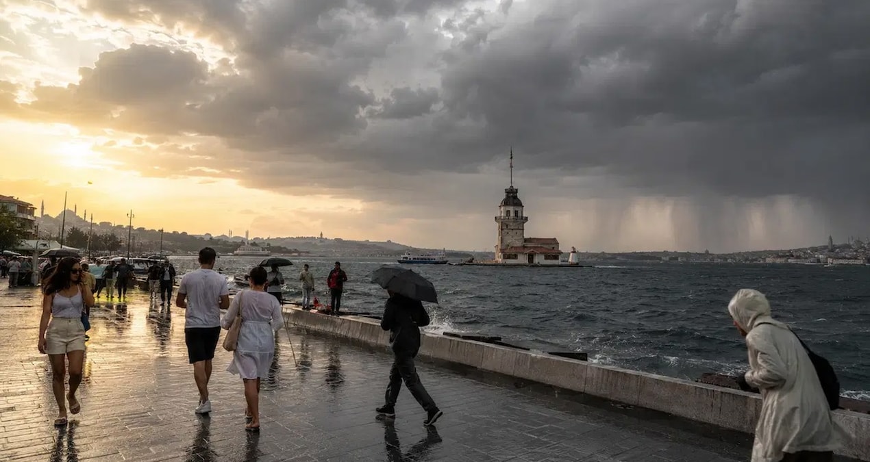 AKOM tarih verdi: İstanbul'a gök gürültülü sağanak geliyor