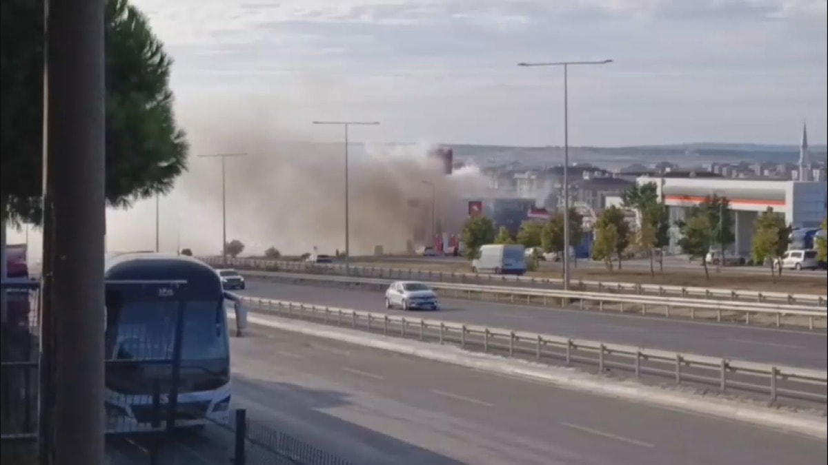 Silivri'deki yangında facia son anda önlendi