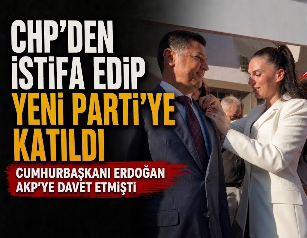 Cumhurbaşkanı Erdoğan’ın AKP’ye davet ettiği belediye başkanı YENİ Parti’ye katıldı