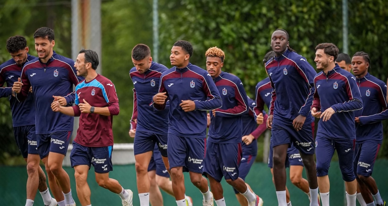 Galatasaray maçı öncesi Trabzonspor'a 2 müjdeli haber! Takımla birlikte idmana çıktılar