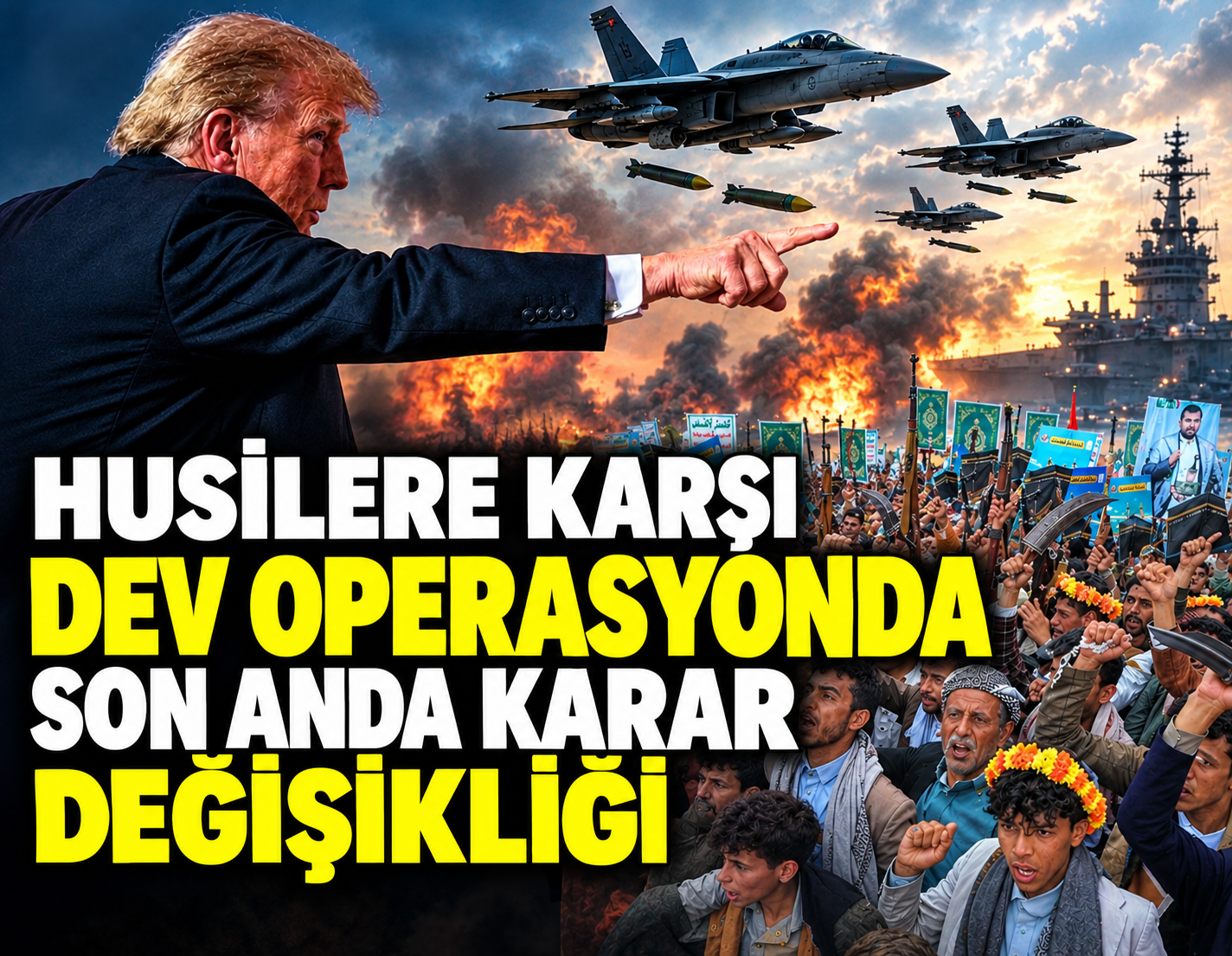 ABD basını yazdı: Husilere karşı dev operasyondan son anda döndüler