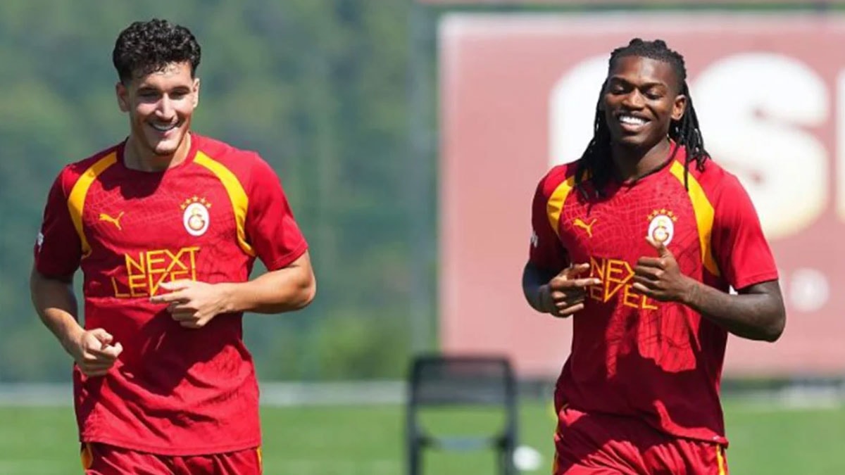 Galatasaray'ın yeni golcüsü ilk idmanına çıktı