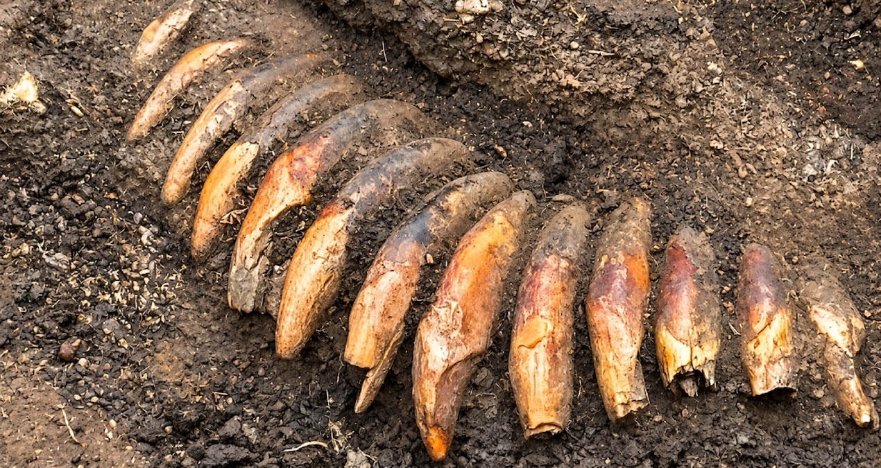 5 bin yıllık mezarda bulundu: 42 dişi tek tek delip kolye yapmışlar