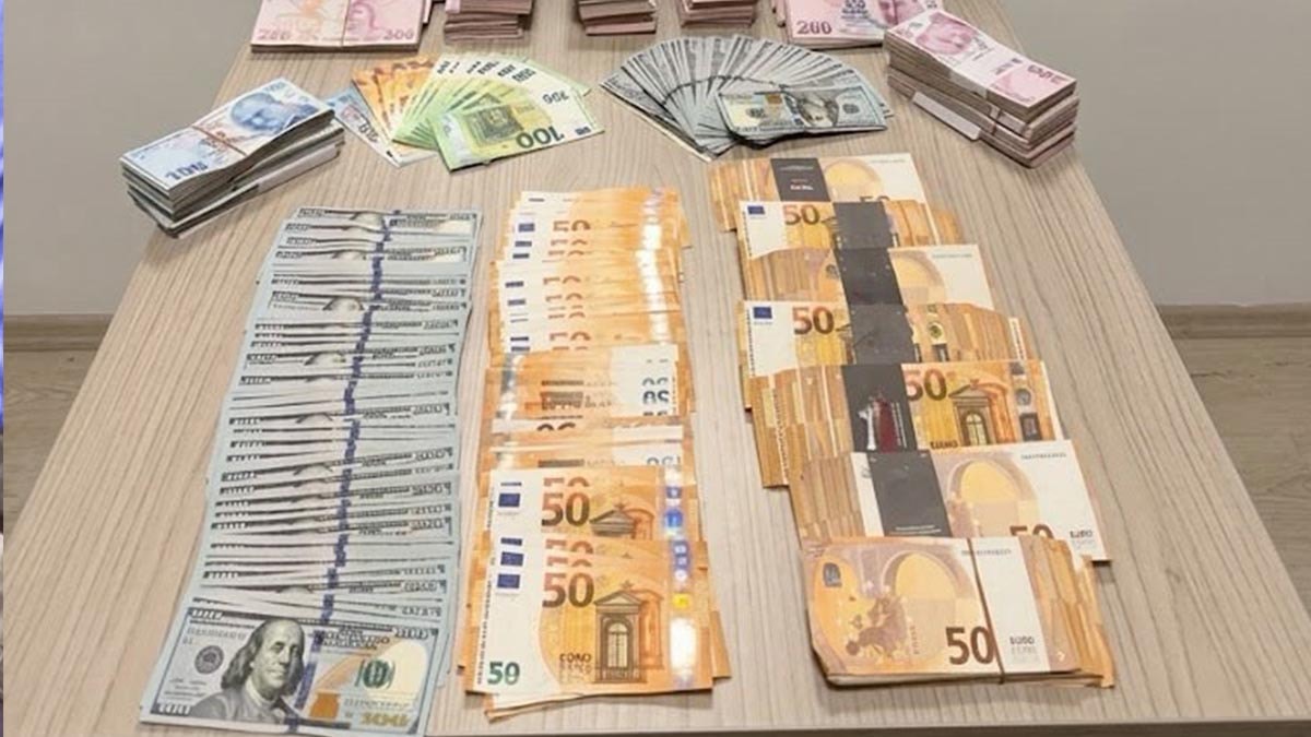 Kendilerini polis ve savcı olarak tanıttılar: 500 bin TL, 38 bin avro ve 27 bin dolar ele geçirildi