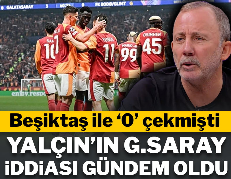 Sergen Yalçın'ın Galatasaray iddiası sosyal medyada gündem oldu!