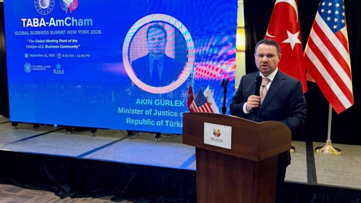 Adalet Bakanı Gürlek, Türk-Amerikan İşadamları Derneği tarafından düzenlenen Küresel İş Zirvesi’ne katıldı
