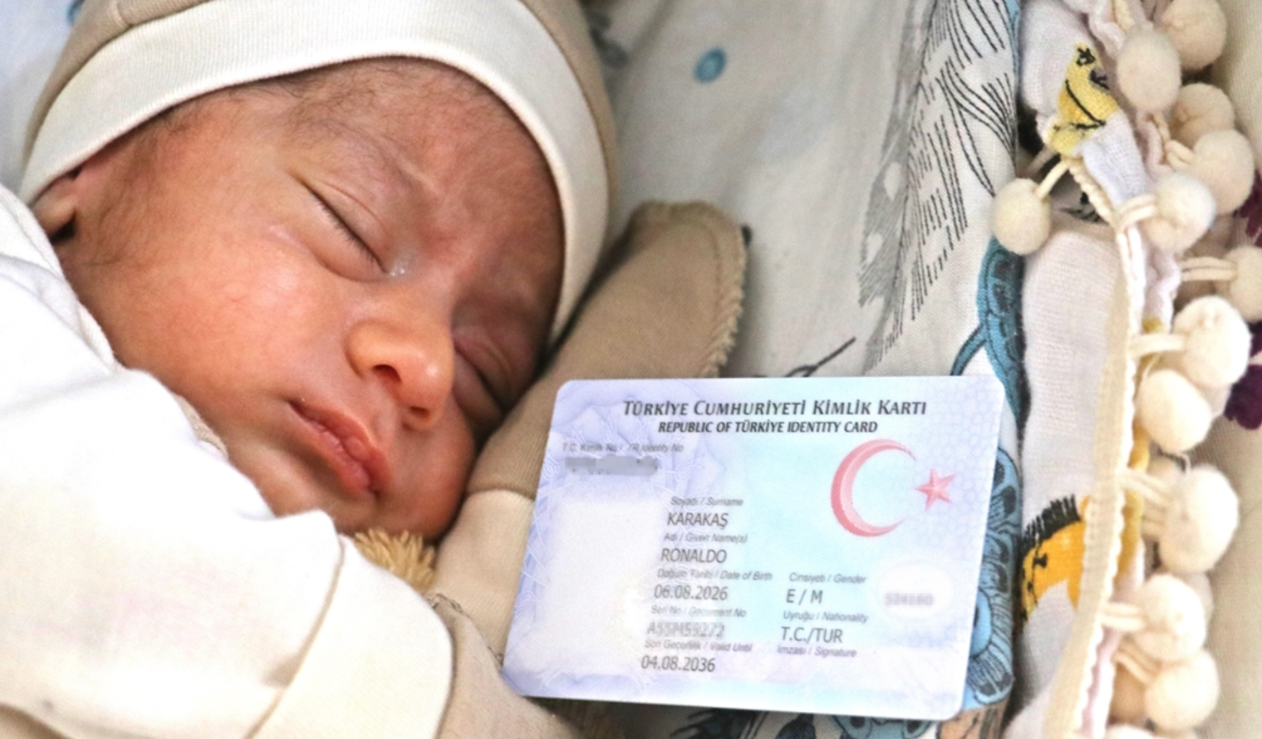 Diyarbakırlı baba oğluna Cristiano Ronaldo'nun ismini verdi