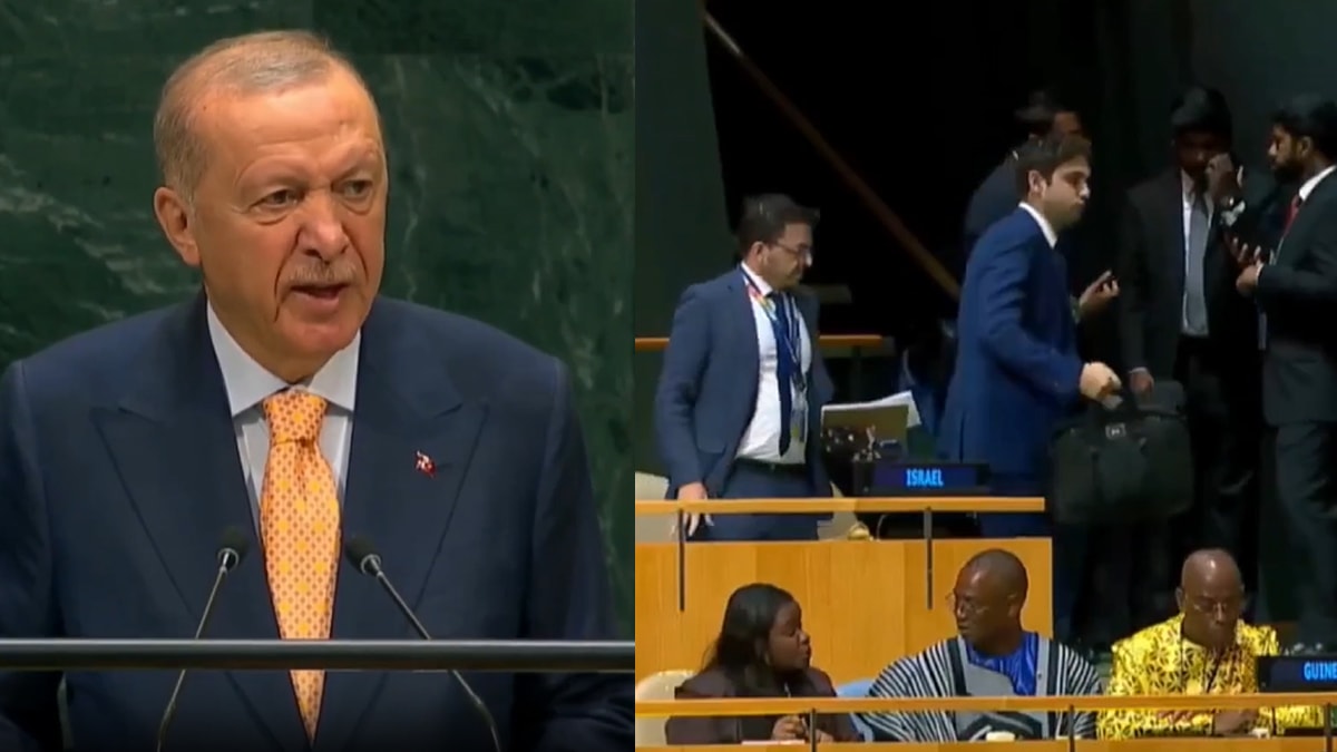 Erdoğan konuşurken salondan ayrıldılar