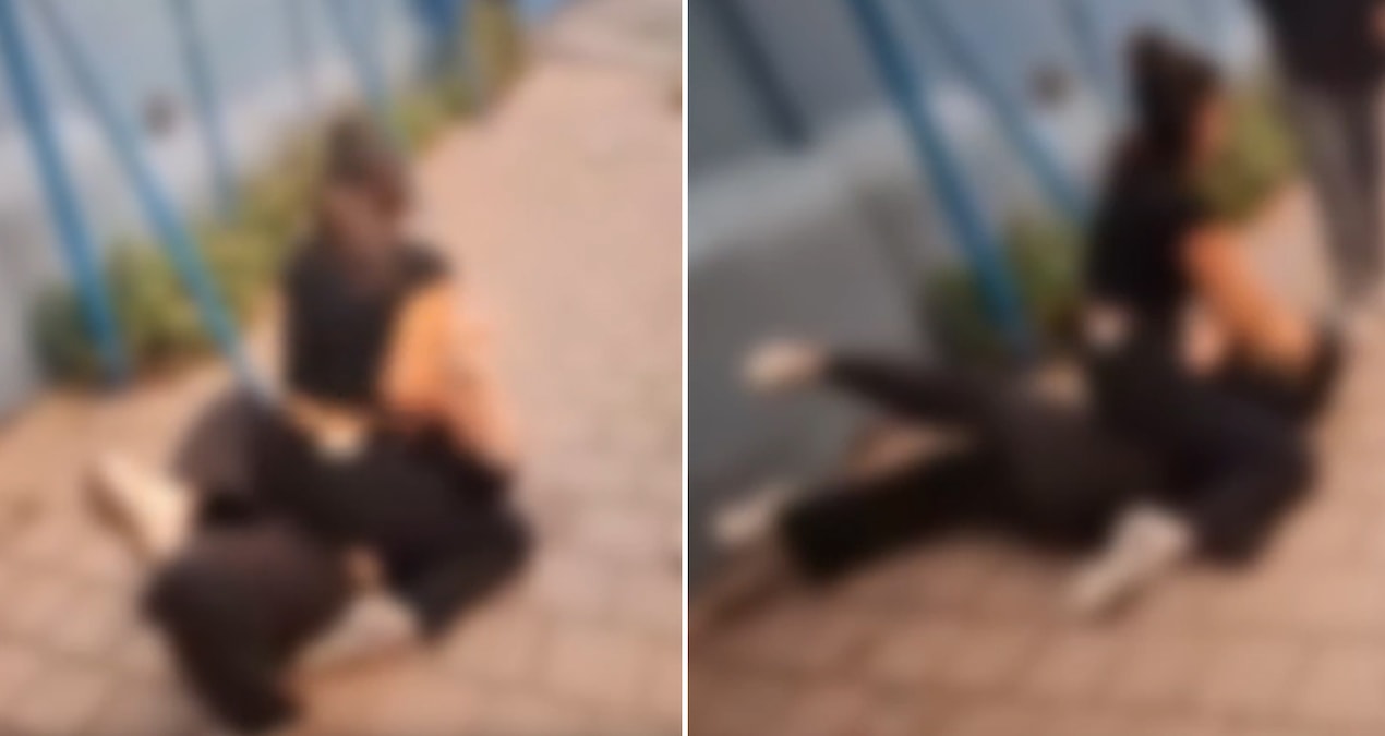 İstanbul'da okul önünde liseli kızlardan kan donduran görüntüler