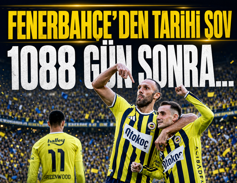 Fenerbahçe'den Eyüp karşısında tarihi şov! 1088 gün sonra...