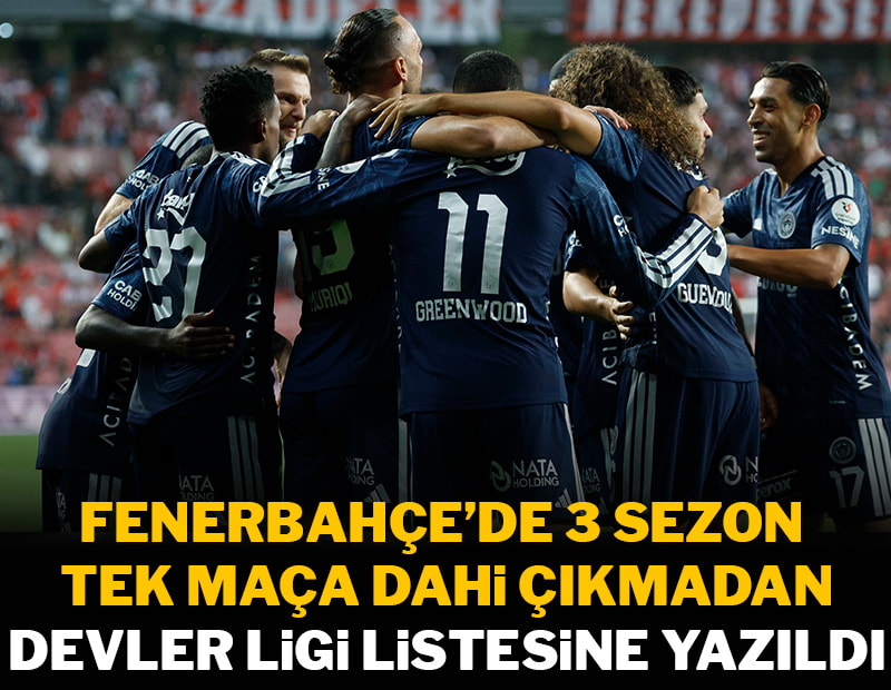 Fenerbahçe Şampiyonlar Ligi kardosunu açıkladı, listede sürpriz var