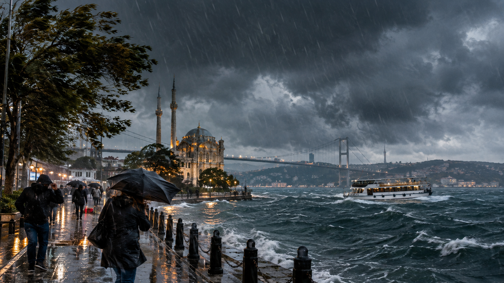 Fırtınanın başlayacağı saat belli oldu! Yarın da devam edecek