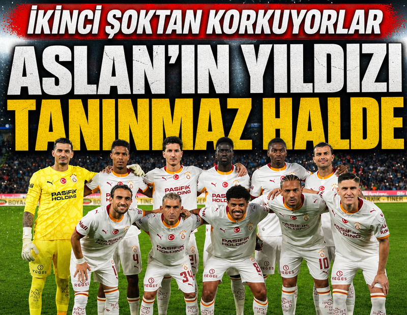 Galatasaray'ın yıldızı tanınmaz halde! Sarı kırmızılılar esas ikinci şoktan korkuyor