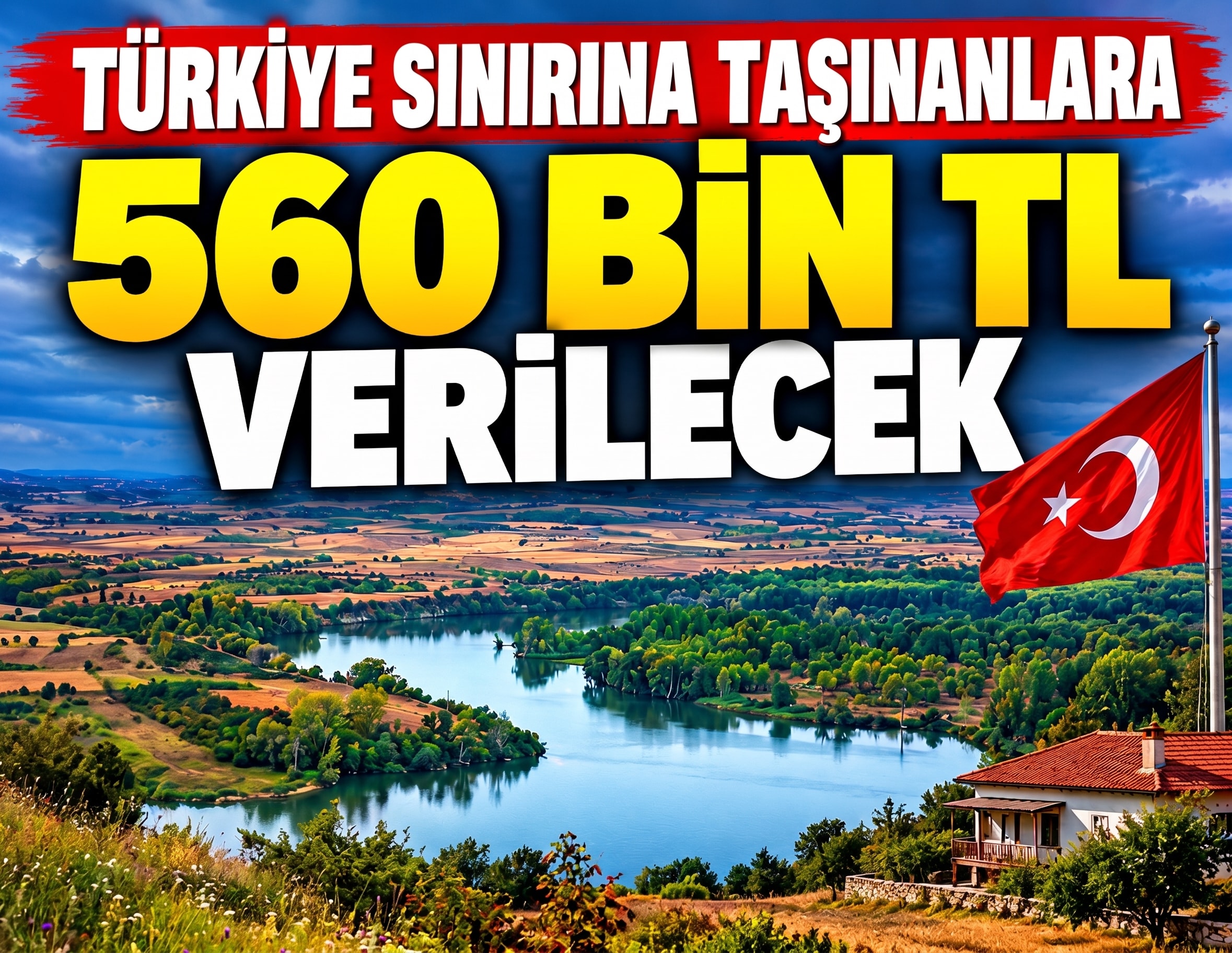 Türkiye sınırına taşınanlara 560 bin TL verilecek