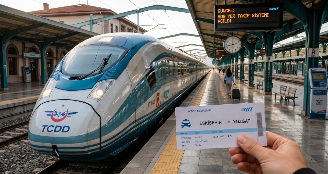 Tren bilet sisteminde sessiz sedasız yeni dönem başladı