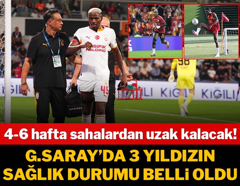 Osimhen, Singo ve Lemina'nın sağlık durumu belli oldu