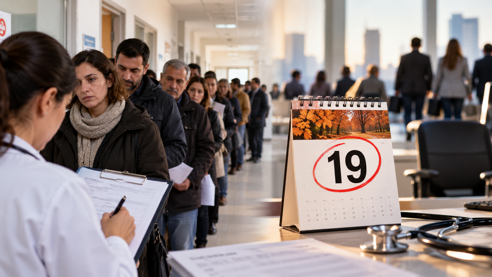 19 Kasım için rapor kuyruğu başladı: 1 buçuk milyon kişi işe gitmeyecek
