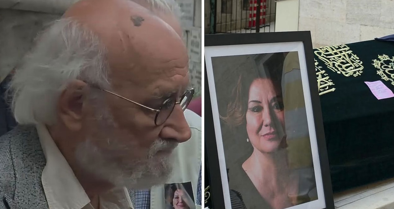 50 yıllık eşi için en acı görev: Gülsen Tuncer son yolculuğuna uğurlandı