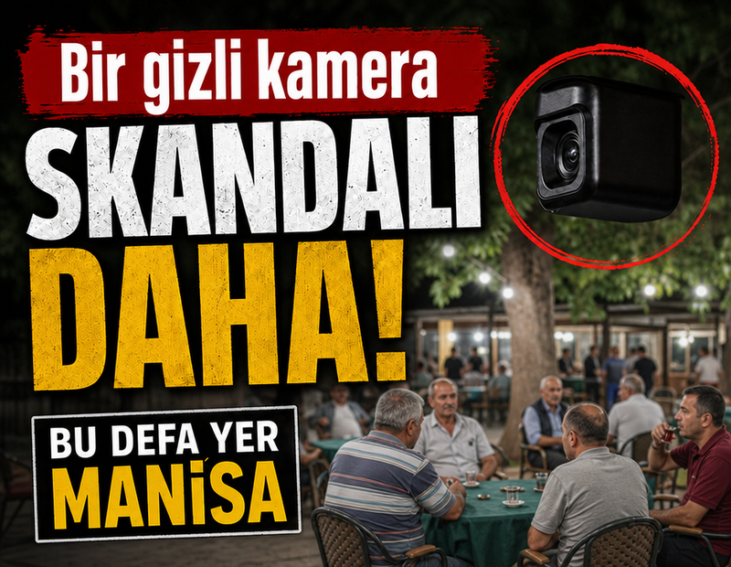 Bir gizli kamera skandalı daha! Bu defa yer Manisa