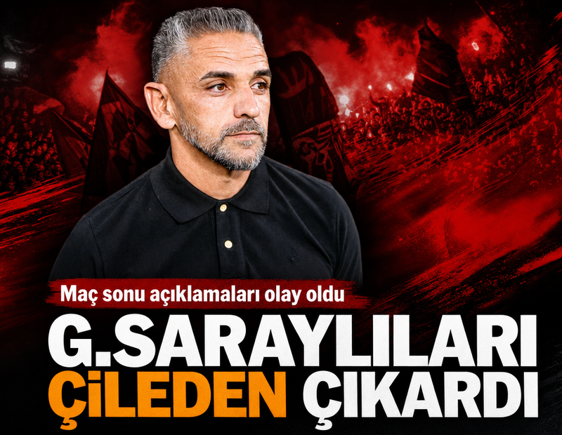Sporting'in hocası, Galatasaraylıları çileden çıkardı
