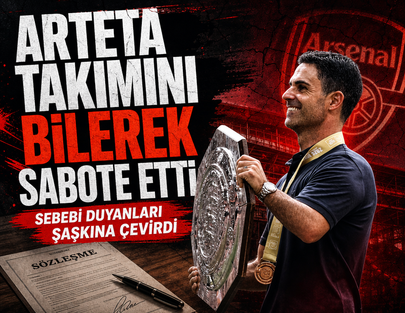 Arteta takımını sabote etti! Sebebi şaşkına çevirdi