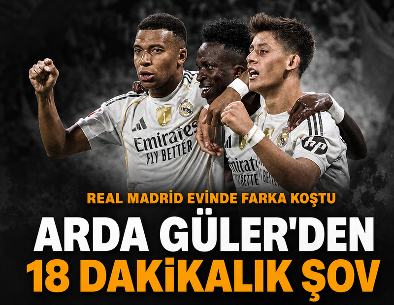 Arda Güler'e 18 dakika yetti, Real Madrid farka gitti