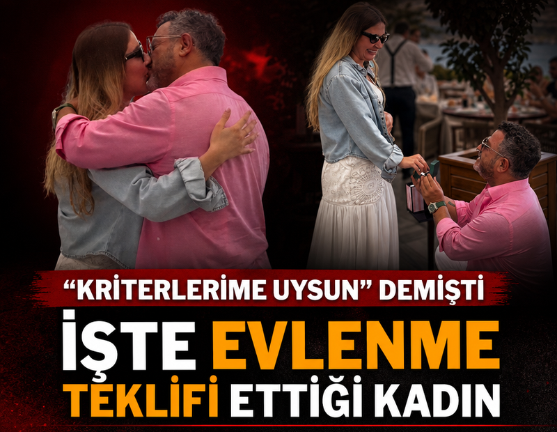 Midyeci Ahmet evlilik teklif etti: Sevgilisini öpücüklere boğdu
