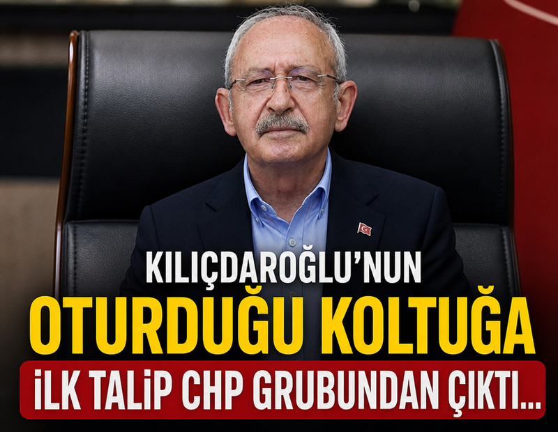 Kılıçdaroğlu'nun oturduğu koltuğa ilk talip CHP Grubundan çıktı...