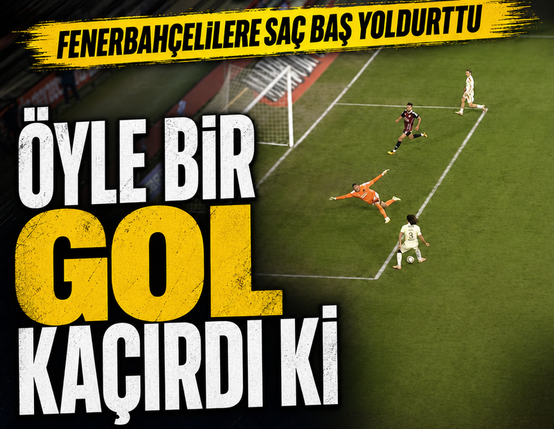 Guendouzi öyle bir gol kaçırdı ki! Fenerbahçelilere saç baş yoldurdu