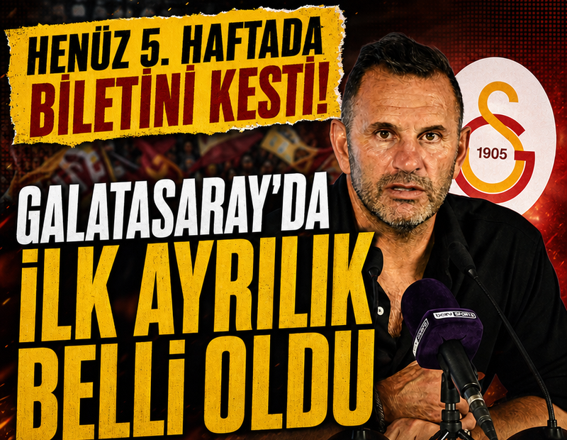 Henüz 5. haftada Okan Buruk biletini kesti! Ocak ayında takımdan gönderilecek