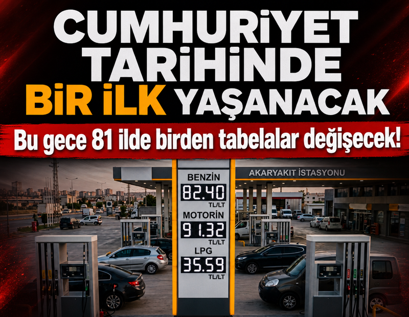 Cumhuriyet tarihinde bir ilk yaşanacak: Bu gece 81 ilde birden tabelalar değişecek!